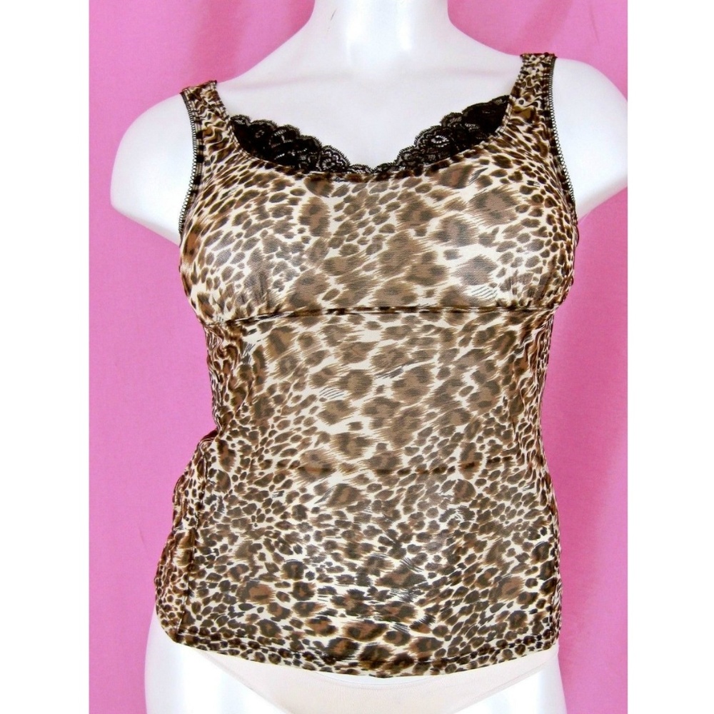 Cacique Intimates 1x Sheer Sleep Undershirt Top